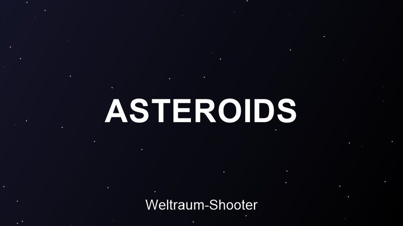 Asteroids Spiel